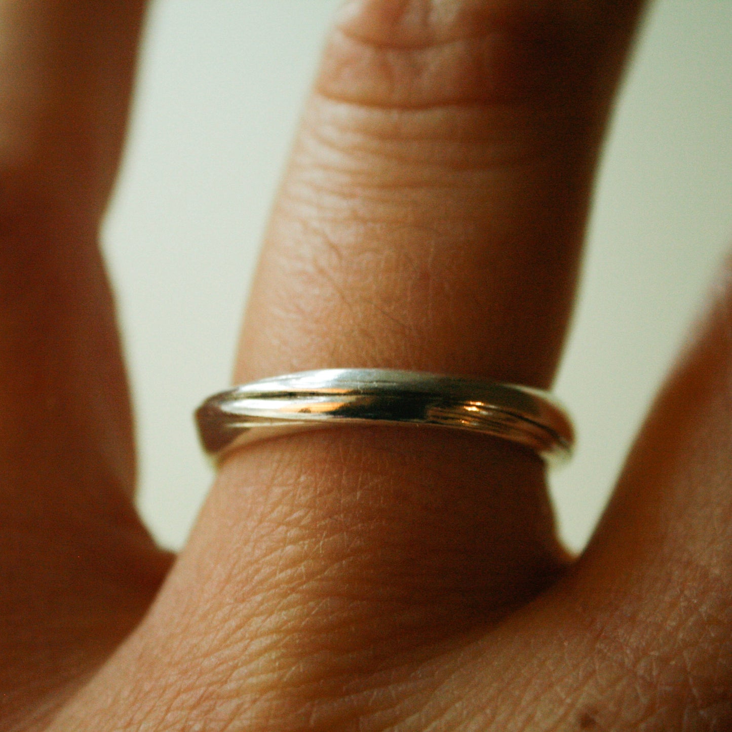 Subtle Water Unika Ring (Str. 58) - Sterling Sølv