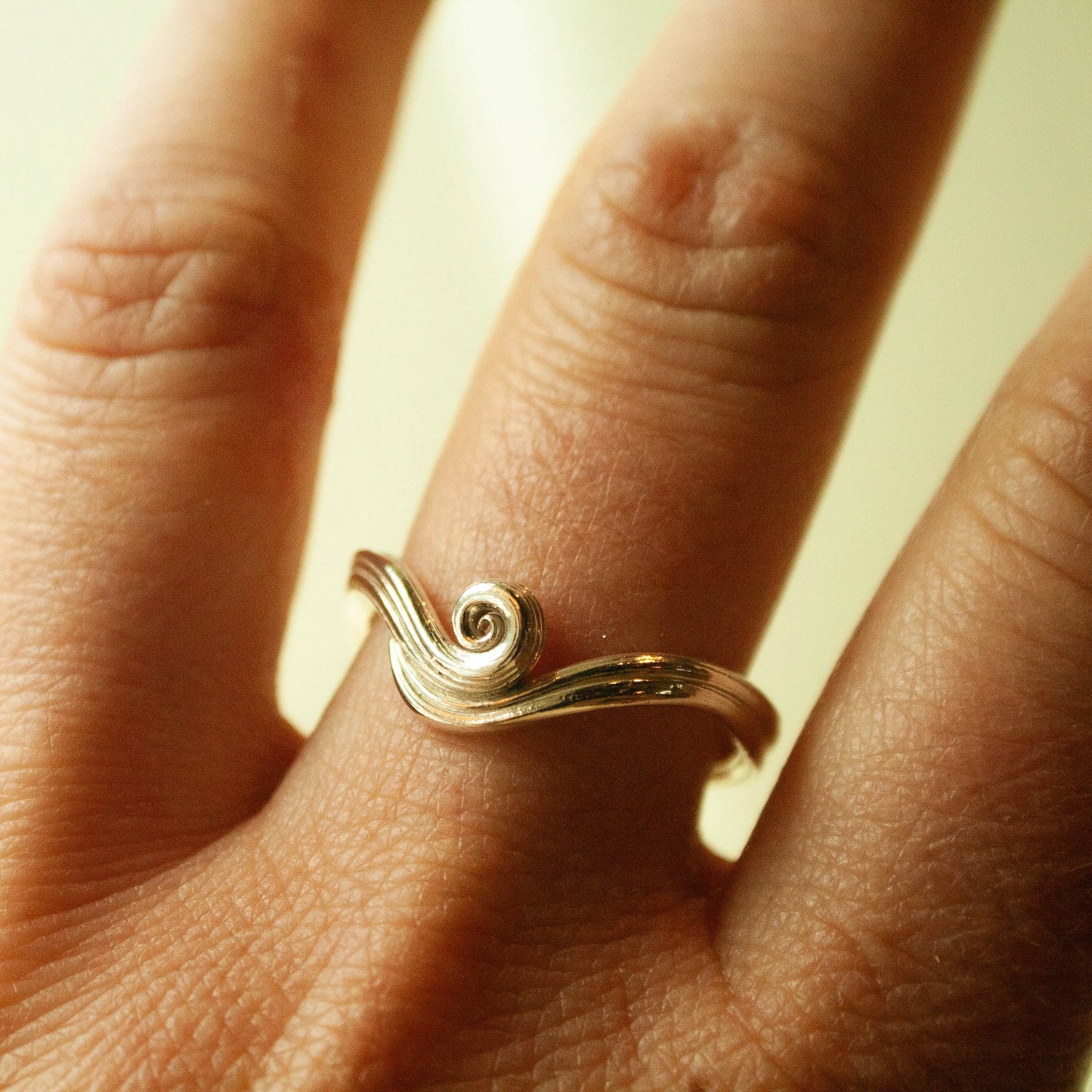 Pixi Wave Unika Ring (Str. 60) - Sterling Sølv