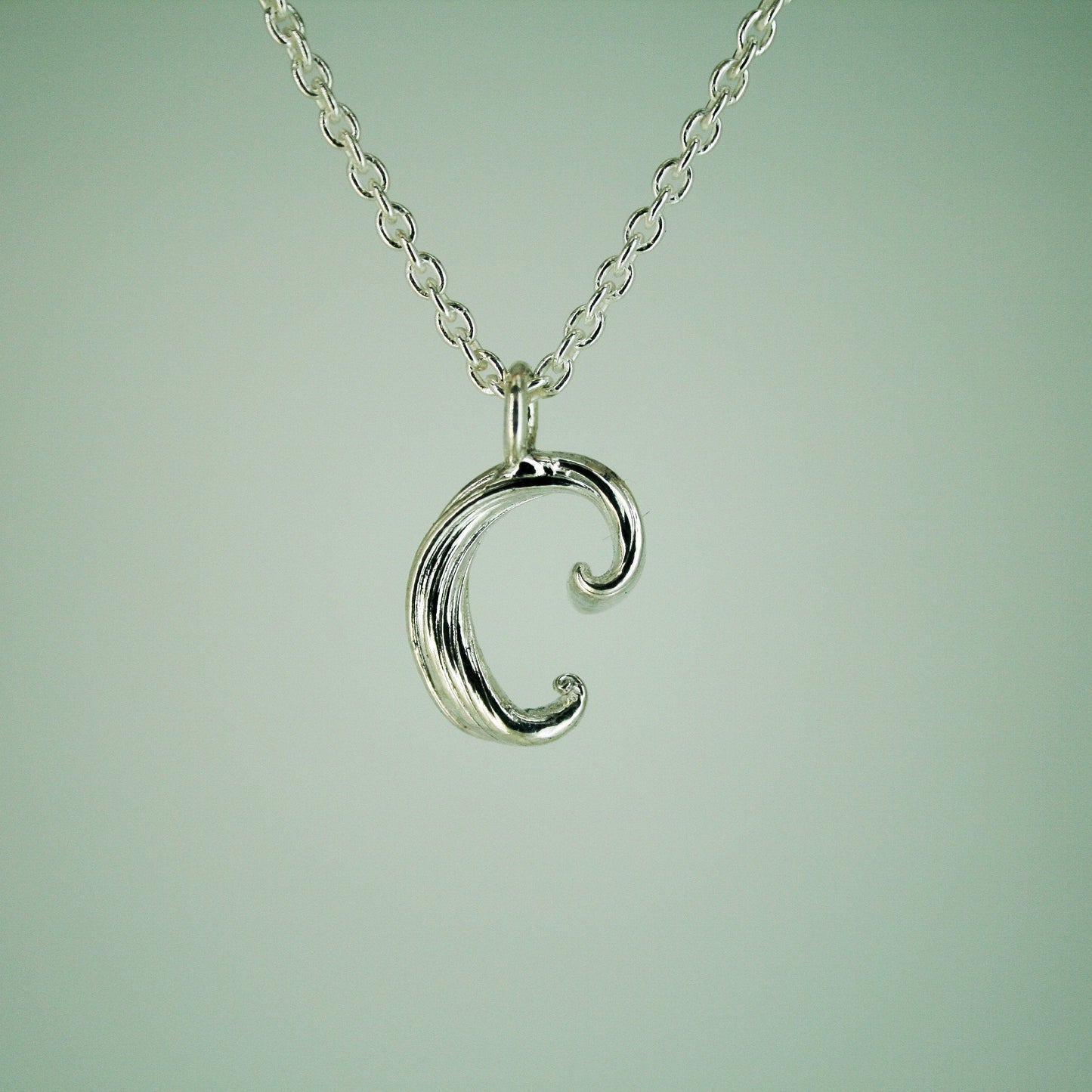 Love Letter - Letter Pendant in Sterling Silver