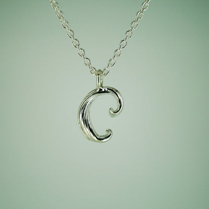 Love Letter - Letter Pendant in Sterling Silver