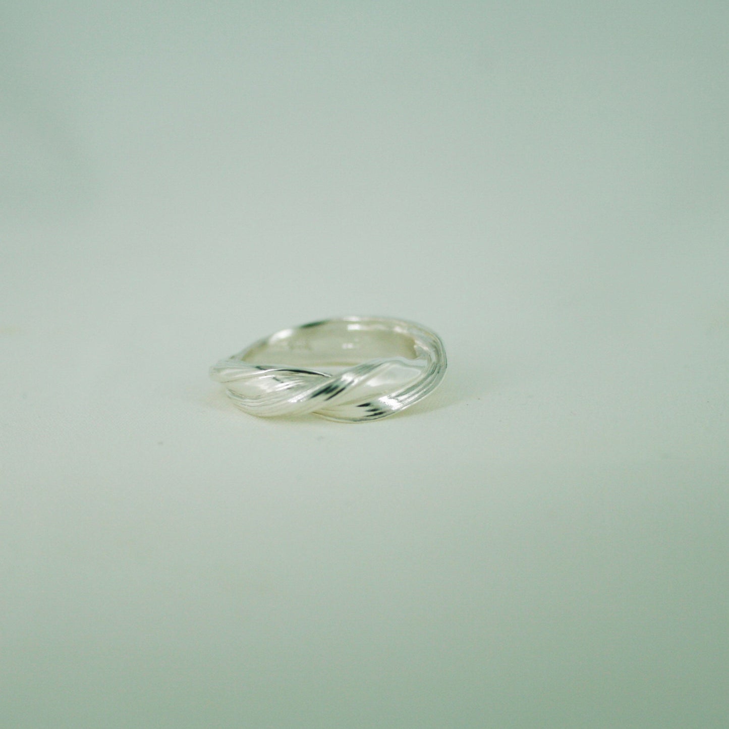 Ocean Curl Ring - Sterling Sølv