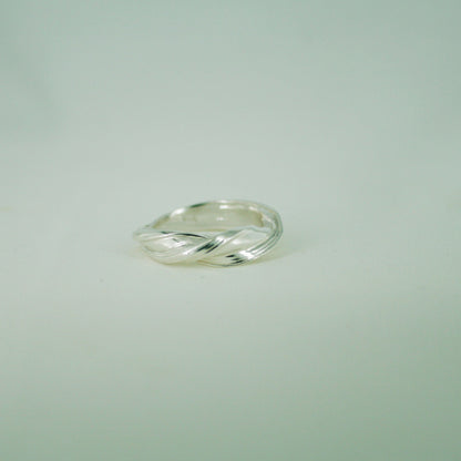 Ocean Curl Ring - Sterling Sølv