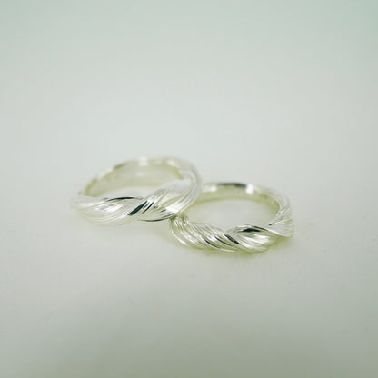 Ocean Curl Ring - Sterling Sølv