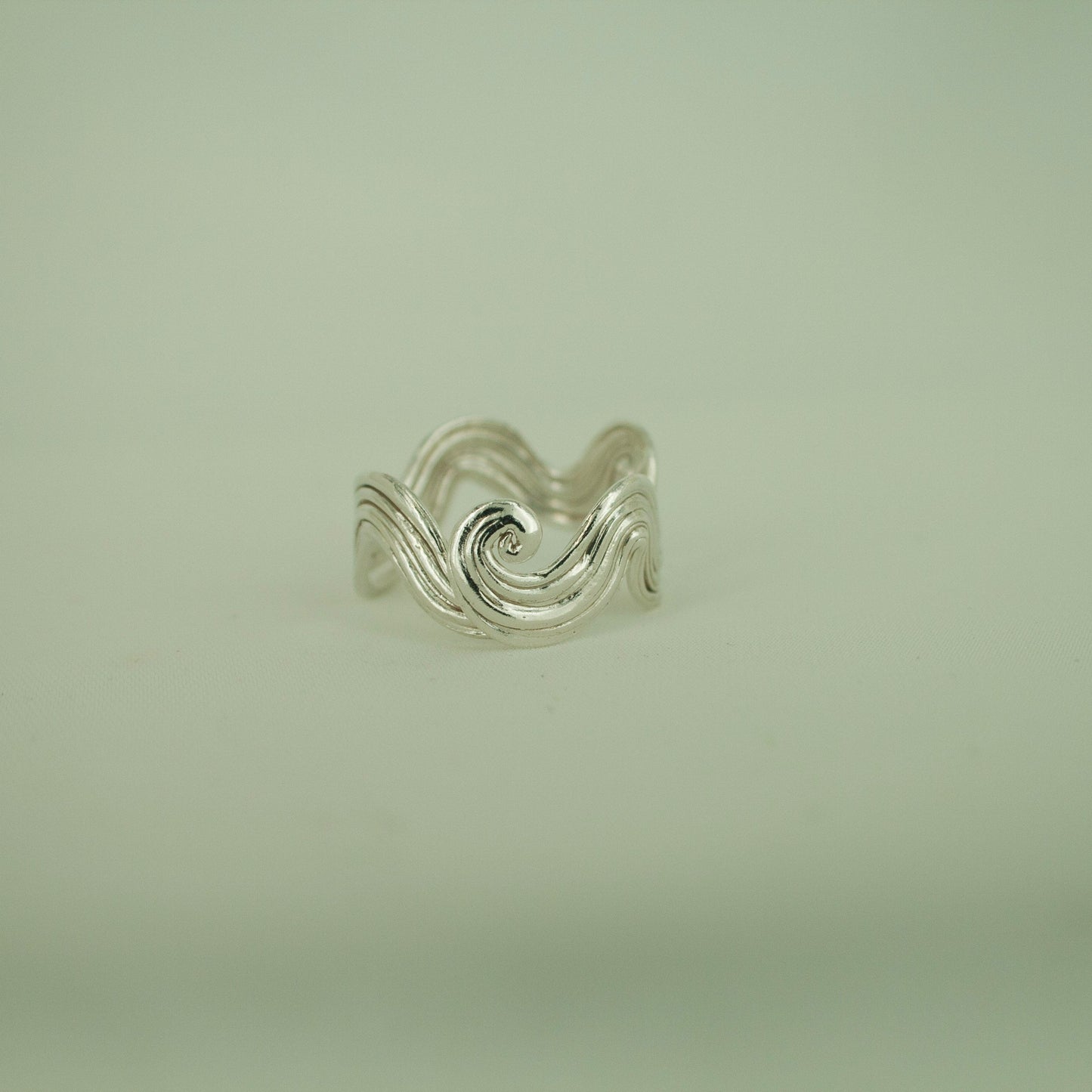Waves on Waves Unika Ring (Str. 60) - Sterling Sølv
