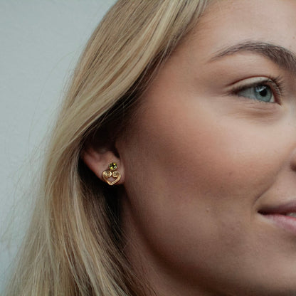 Heart Stickers - Forgyldte