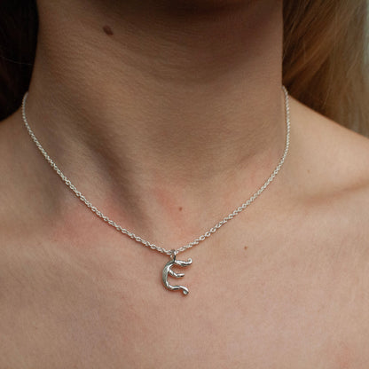 Love Letter - Letter Pendant in Sterling Silver