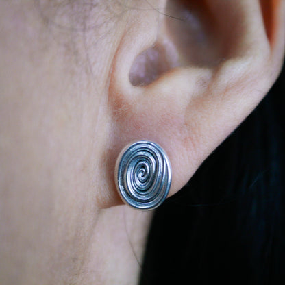 Vertigo Studs - Sterling Sølv