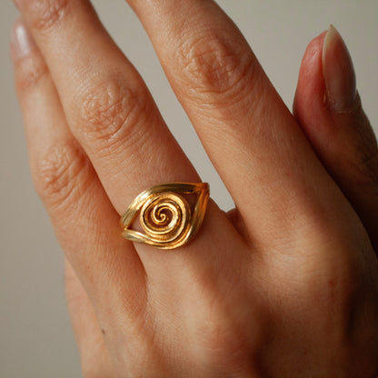 Horus Ring - Forgyldt