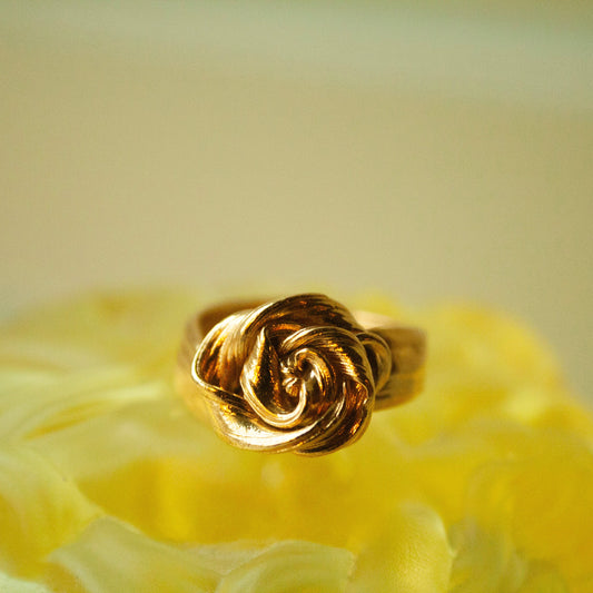 Golden Rose Unika Ring (Str. 57) - Forgyldt