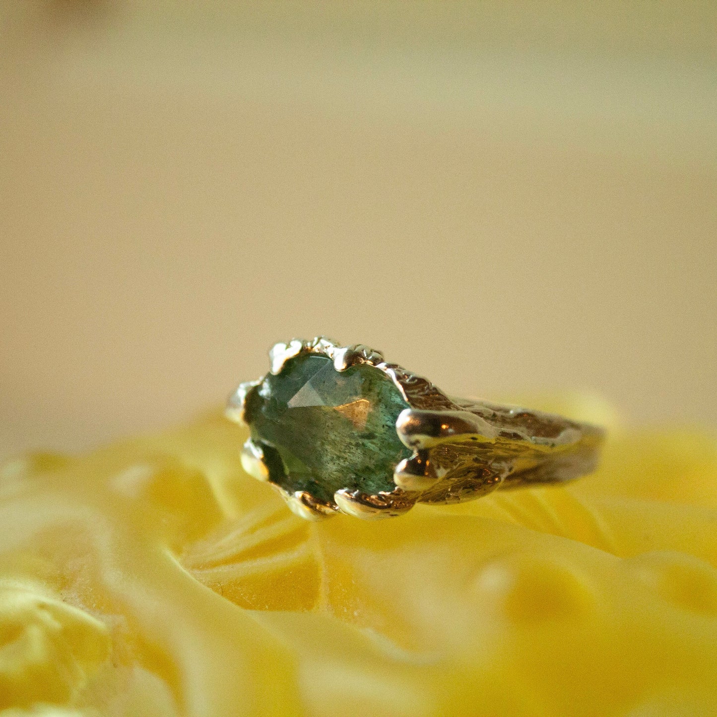 Demeter Beryl Unika Ring (Str. 52) - Sterling Sølv