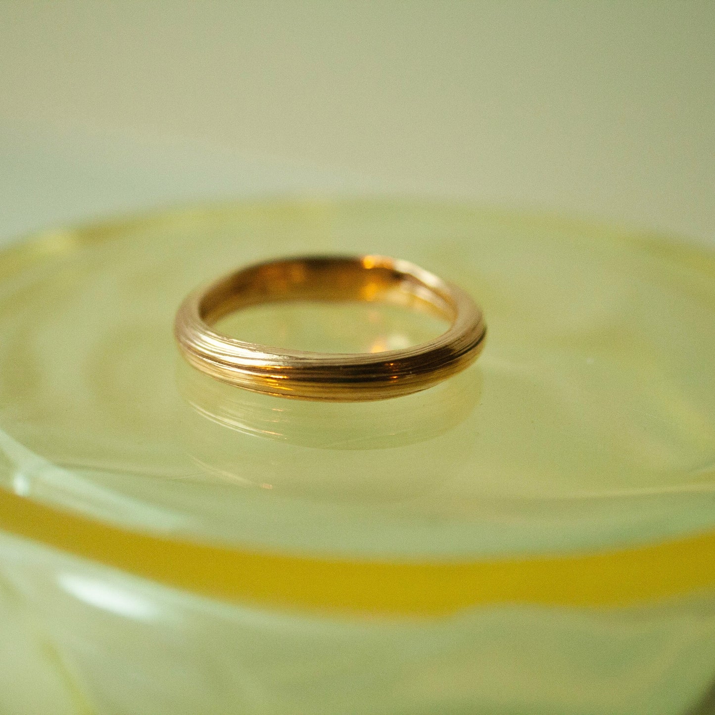 Ripple Unika Ring (Str. 52) - Forgyldt