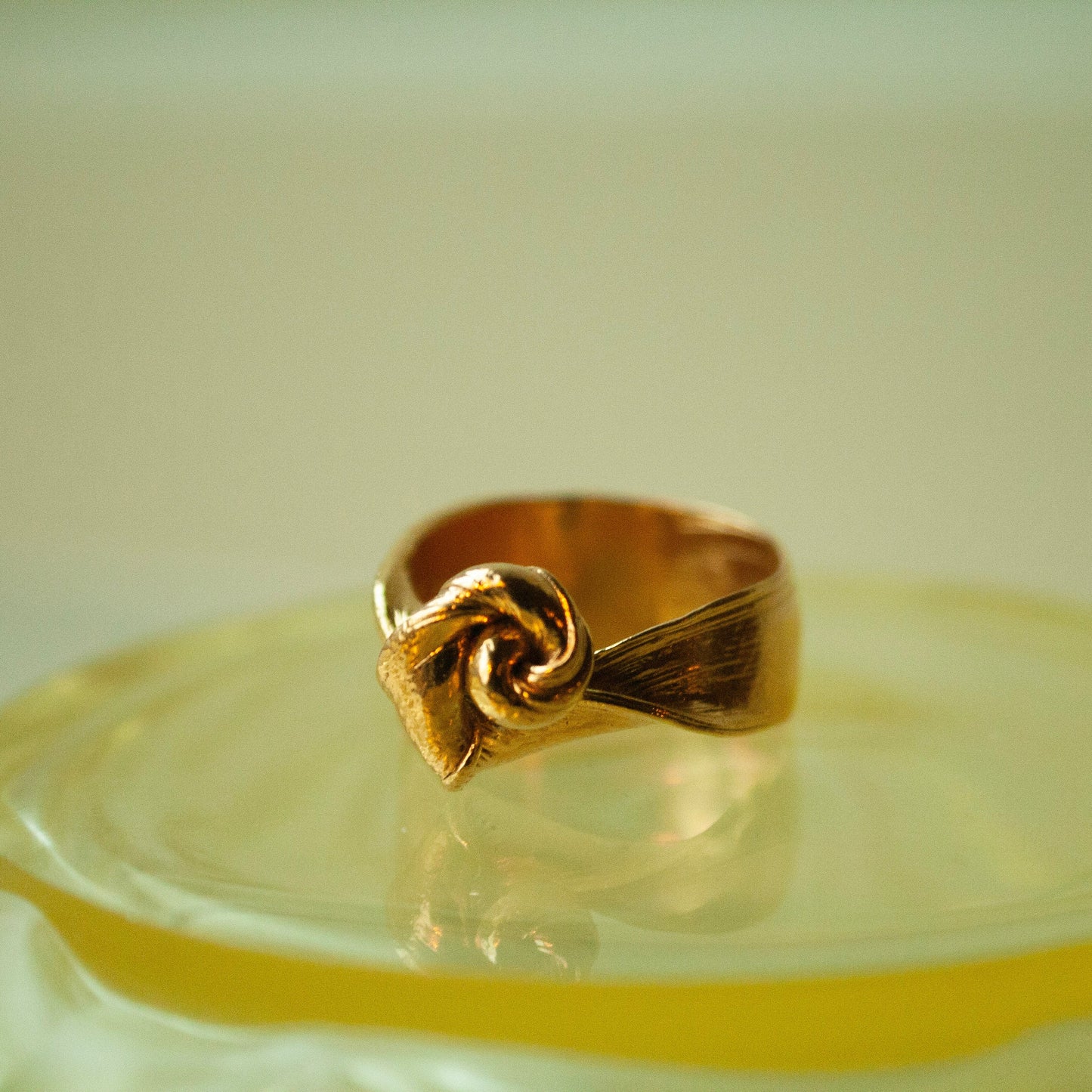 Cubic Rose Unika Ring (Str. 55) - Forgyldt