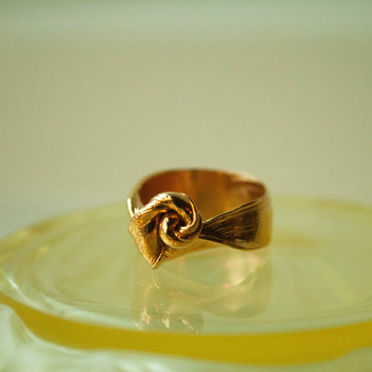 Cubic Rose Unika Ring (Str. 55) - Forgyldt