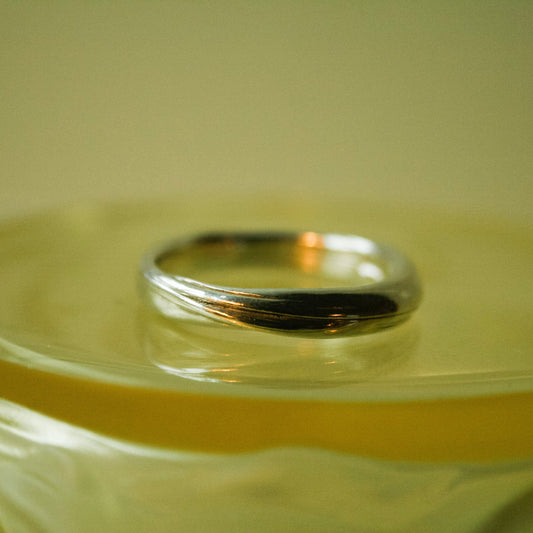 Subtle Water Unika Ring (Str. 58) - Sterling Sølv