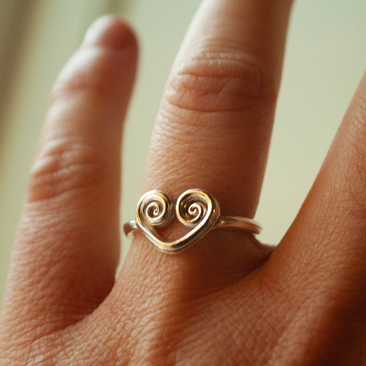 Tiny Heart Unika Ring (Str. 52) - Sterling Sølv