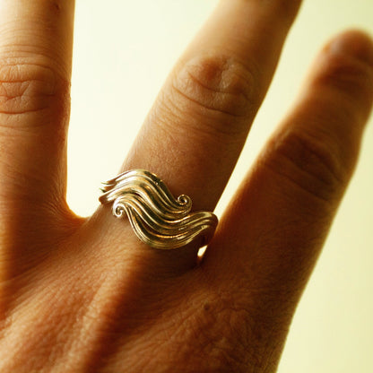 Turning Tides Unika Ring (Str. 61) - Sterling Sølv