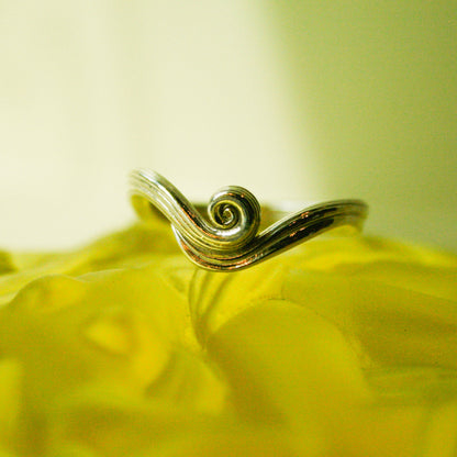 Pixi Wave Unika Ring (Str. 60) - Sterling Sølv