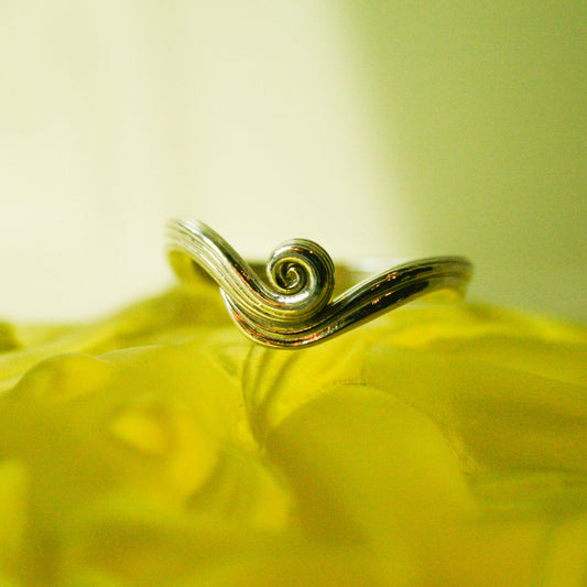 Pixi Wave Unika Ring (Str. 60) - Sterling Sølv