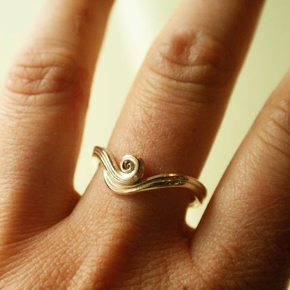 Pixi Wave Unika Ring (Str. 60) - Sterling Sølv