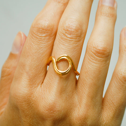 Symbiosis Ring - Forgyldt